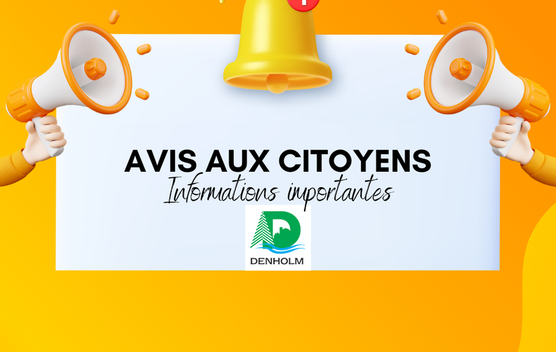 Avis aux citoyens